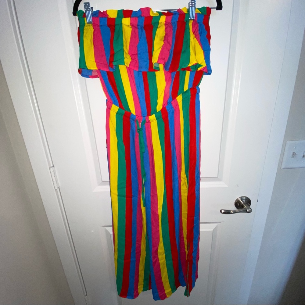Tulum stripe cruise jumpsuit